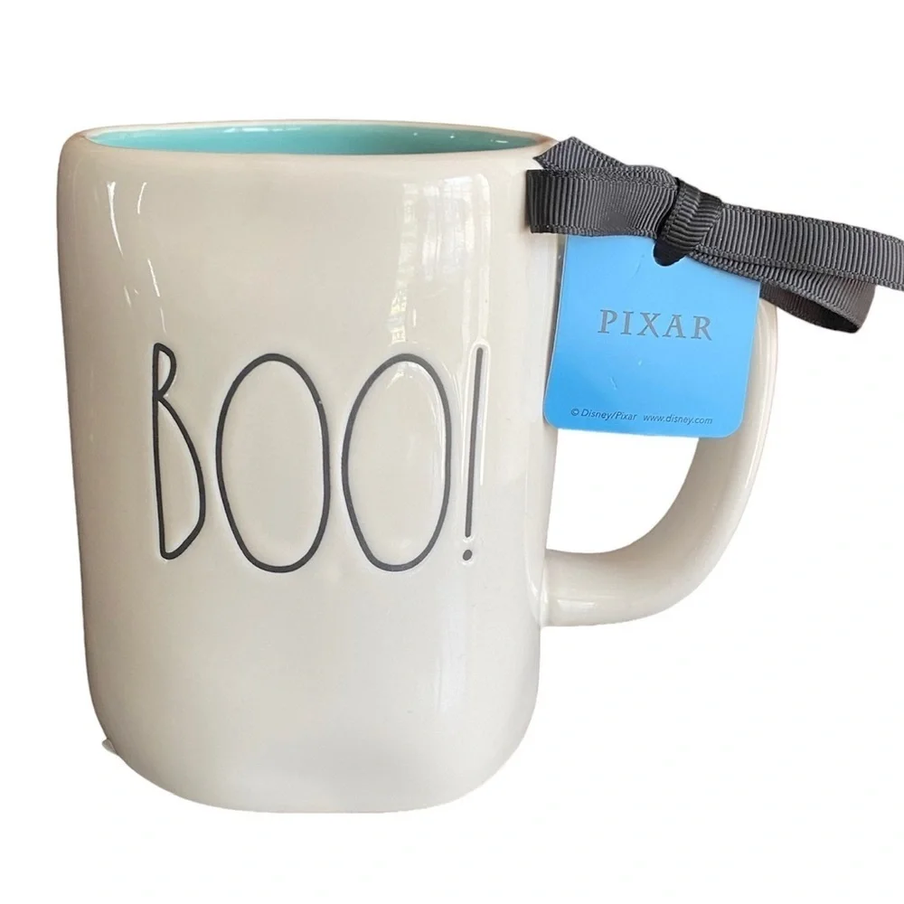 Rae Dunn Pixar BOO! Monsters Inc Disney Double Sided Mug NWT